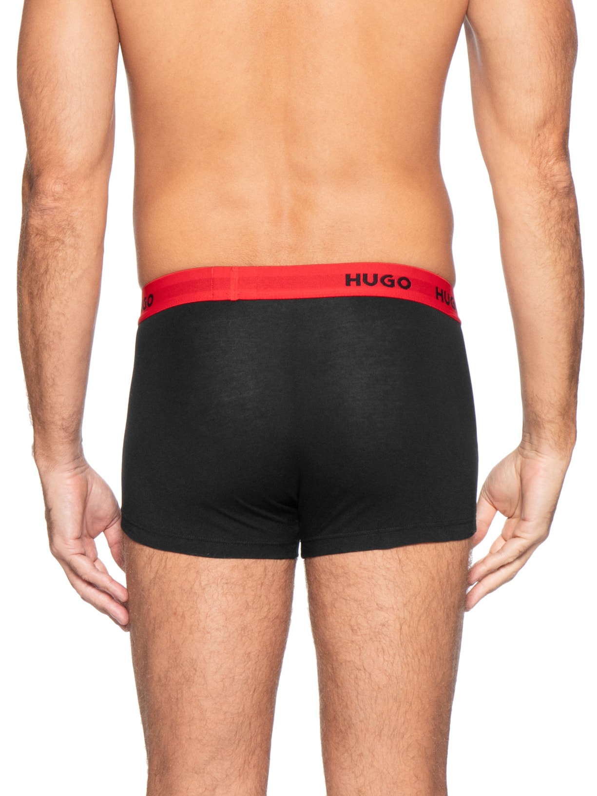 Kit De Cuecas Trunk Triplet Pack Cinza Hugo