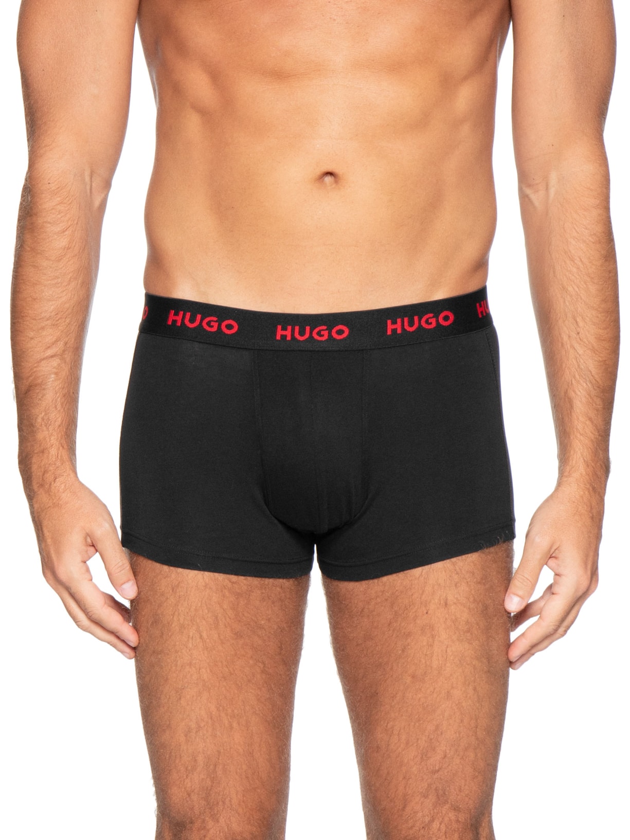 Kit De Cuecas Trunk Triplet Pack Cinza Hugo