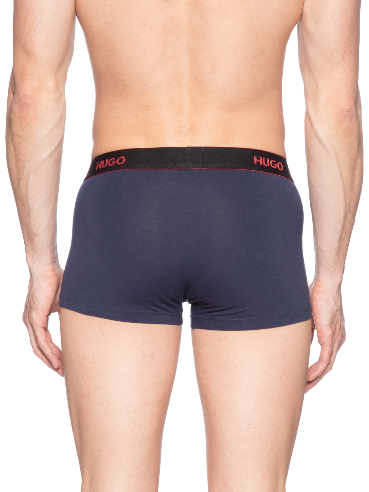 Kit De Cuecas Trunk Triplet Vermelho Hugo