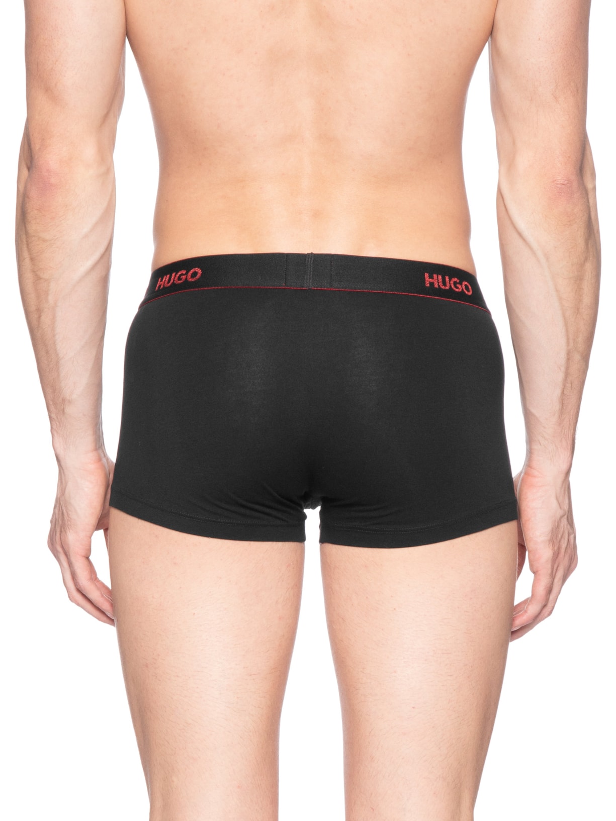 Kit De Cuecas Trunk Triplet Vermelho Hugo