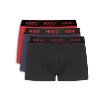 Kit De Cuecas Trunk Triplet - Vermelho