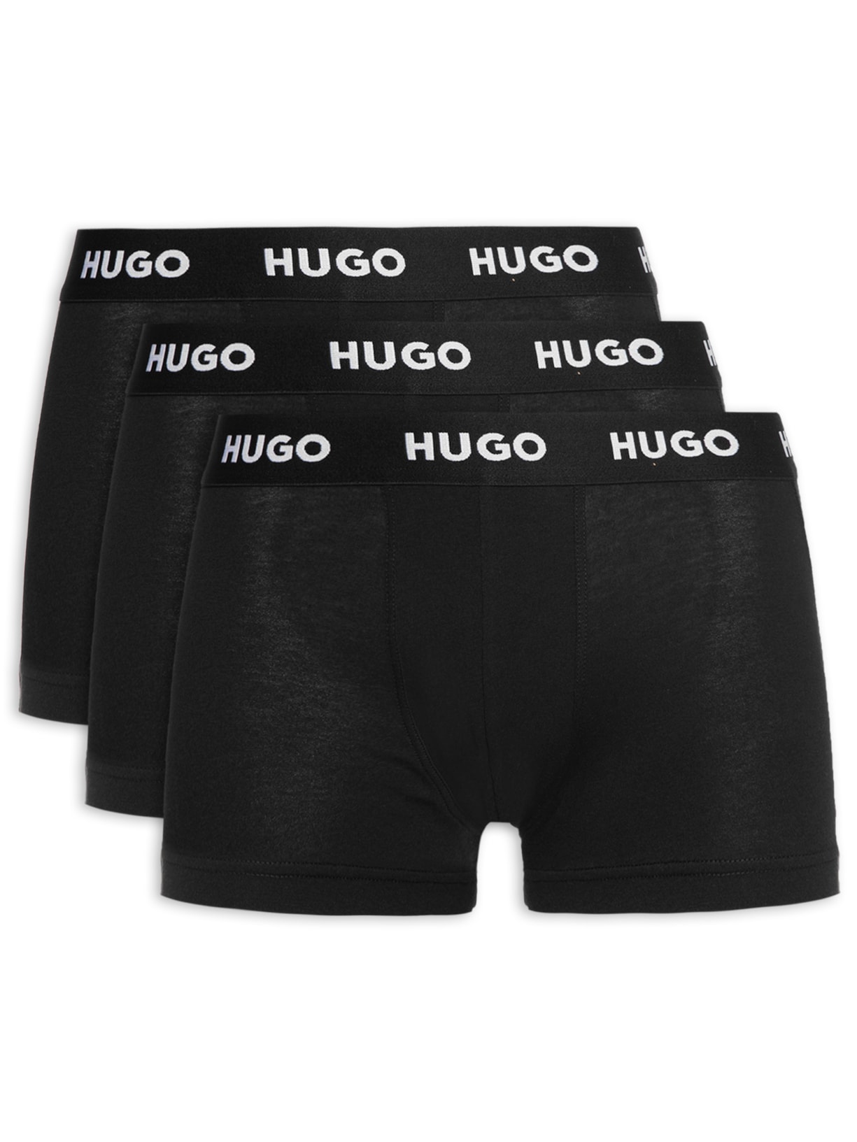 Kit De Cuecas Trunk Tripletpack Preto Hugo