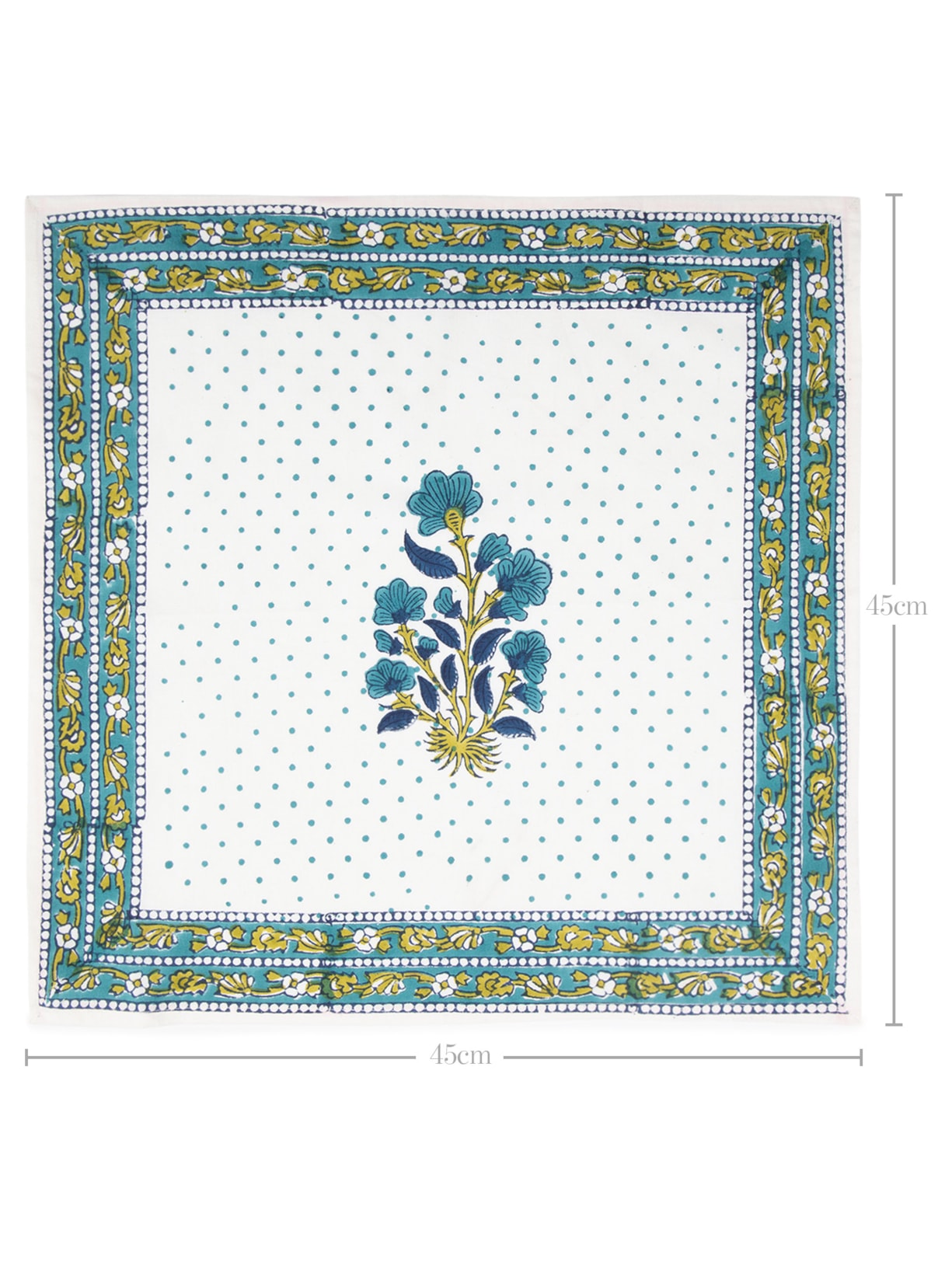 Kit De Lugar Americano E Guardanapo Estampados Kanpur Set 2 Unidades Off White Souq