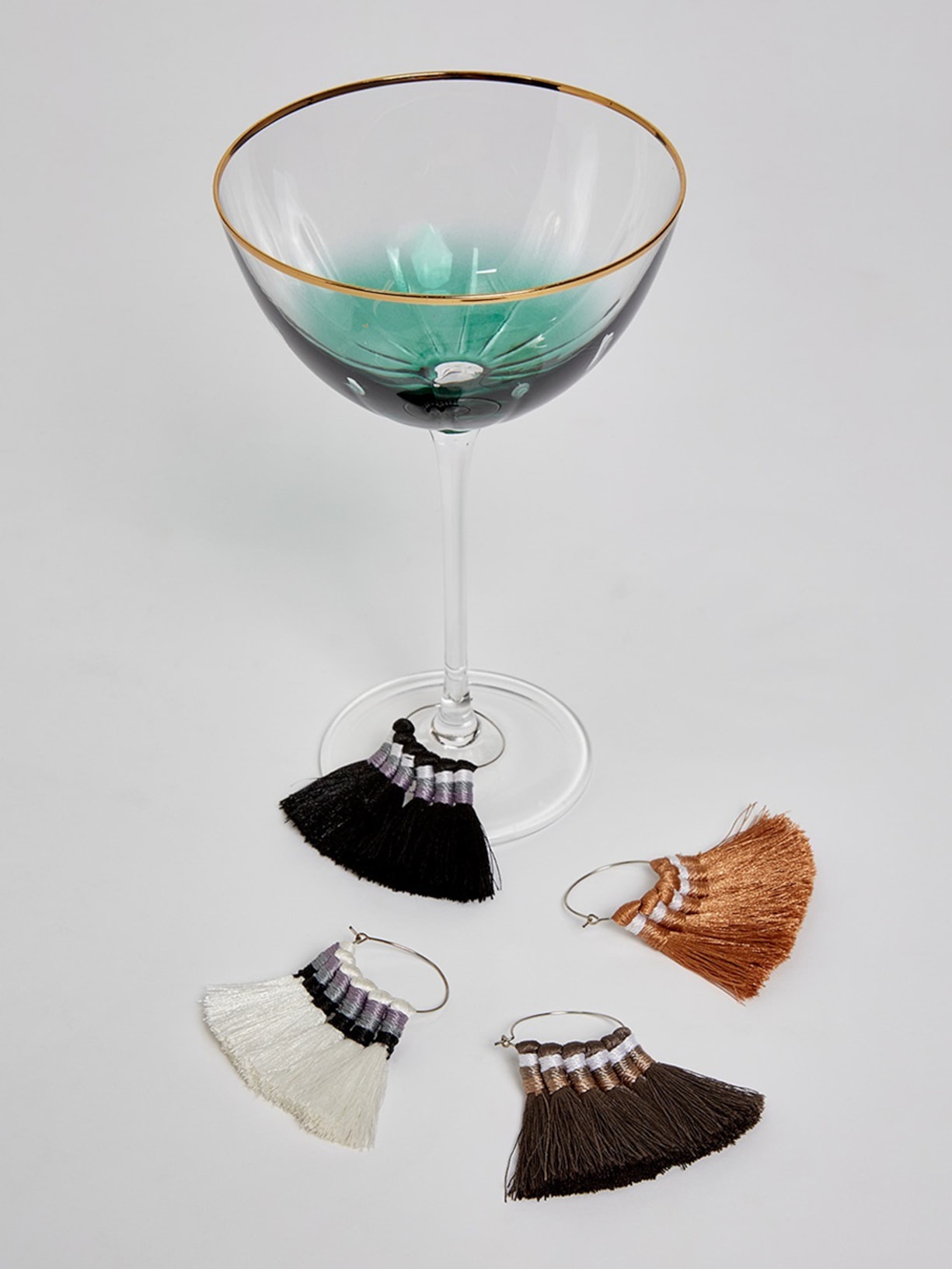 Kit De Marcadores Copos Classic 4 Peças Le Lis Casa