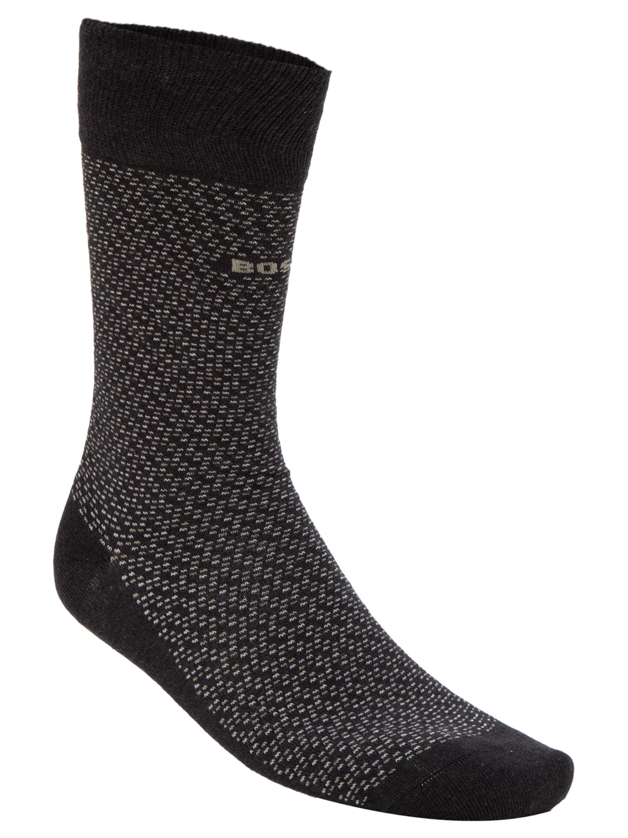 Kit De Meia 2 Pares Rs Minipattern Preto Boss