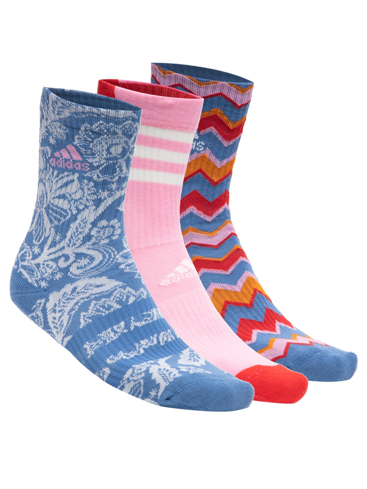 Kit De Meia Feminina 3 Pares - Azul