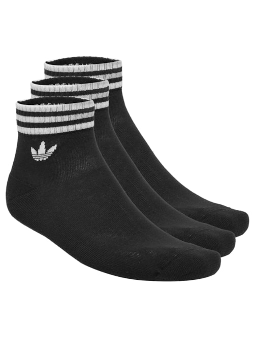 Kit De Meia Feminina Ank Sck 3 Peças - Preto