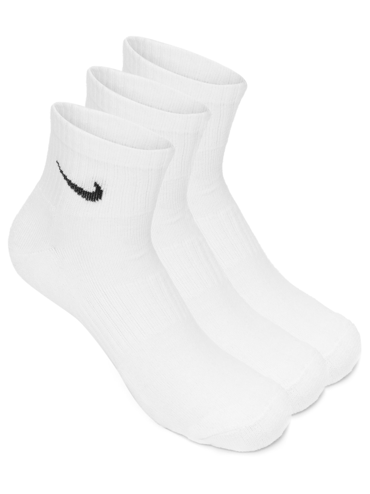 Kit De Meia Feminina Everyday Cush Ankle 3 Pares - Branco