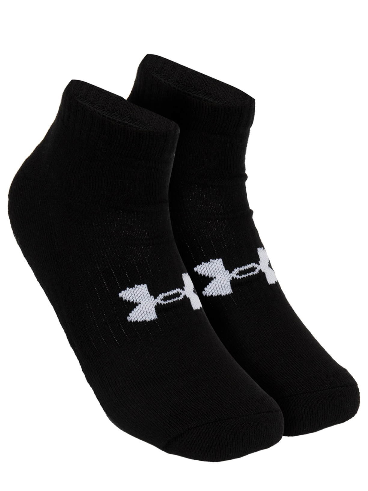 Kit De Meia Masculina Core Cotton Low Cut Preto Under Armour