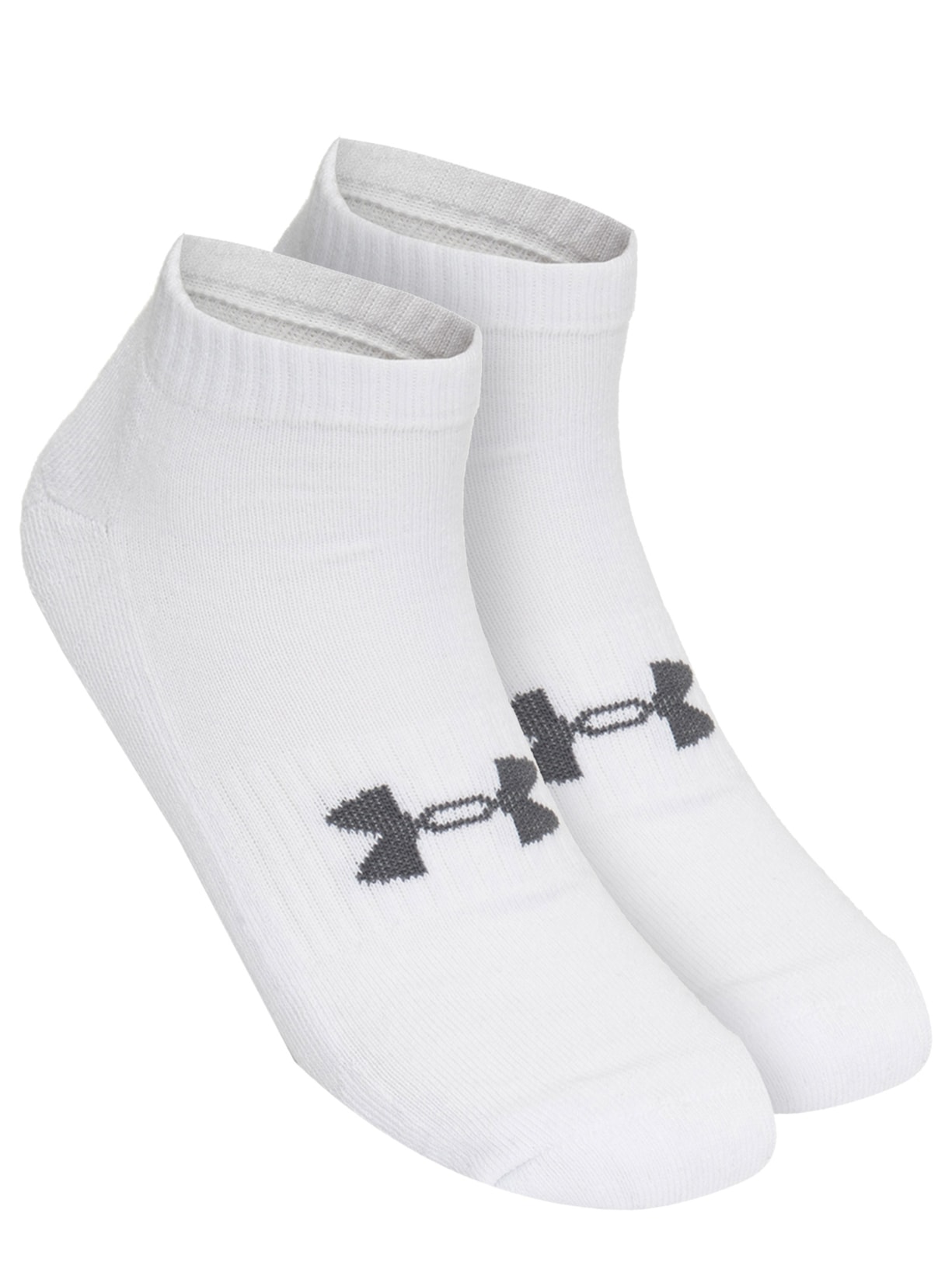 Kit De Meia Masculina Core Cotton Low Cut Preto Under Armour