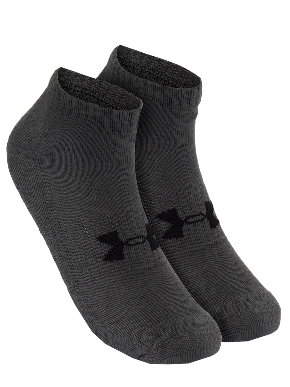 Kit De Meia Masculina Core Cotton Low Cut Preto Under Armour