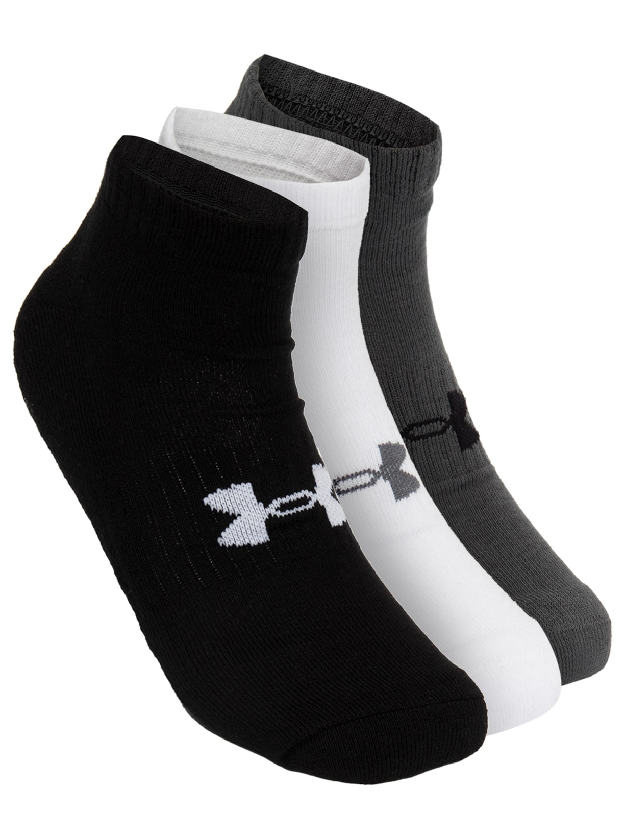 Kit De Meia Masculina Core Cotton Low Cut - Preto