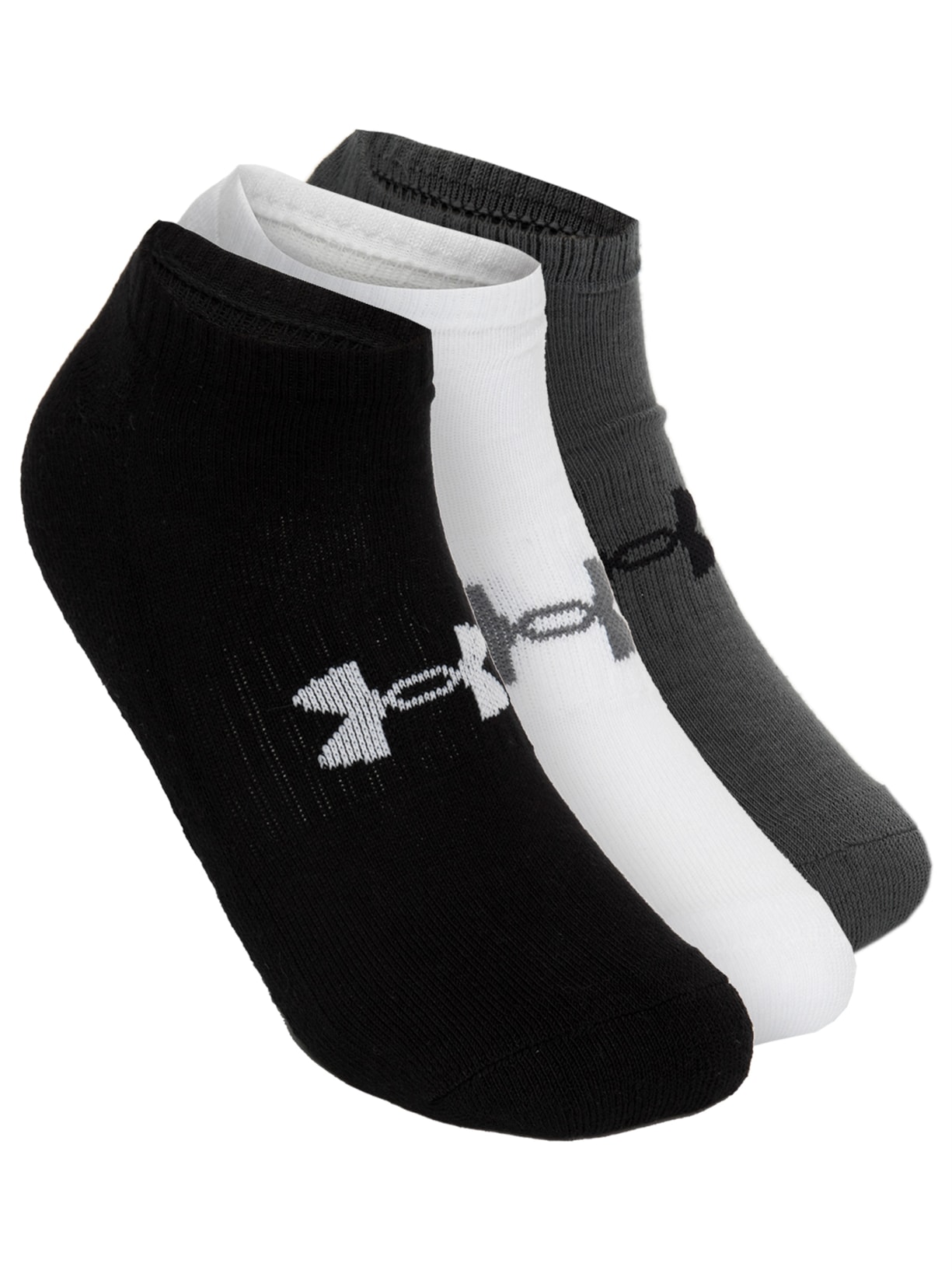 Kit De Meia Masculina Core Cotton Preto Under Armour