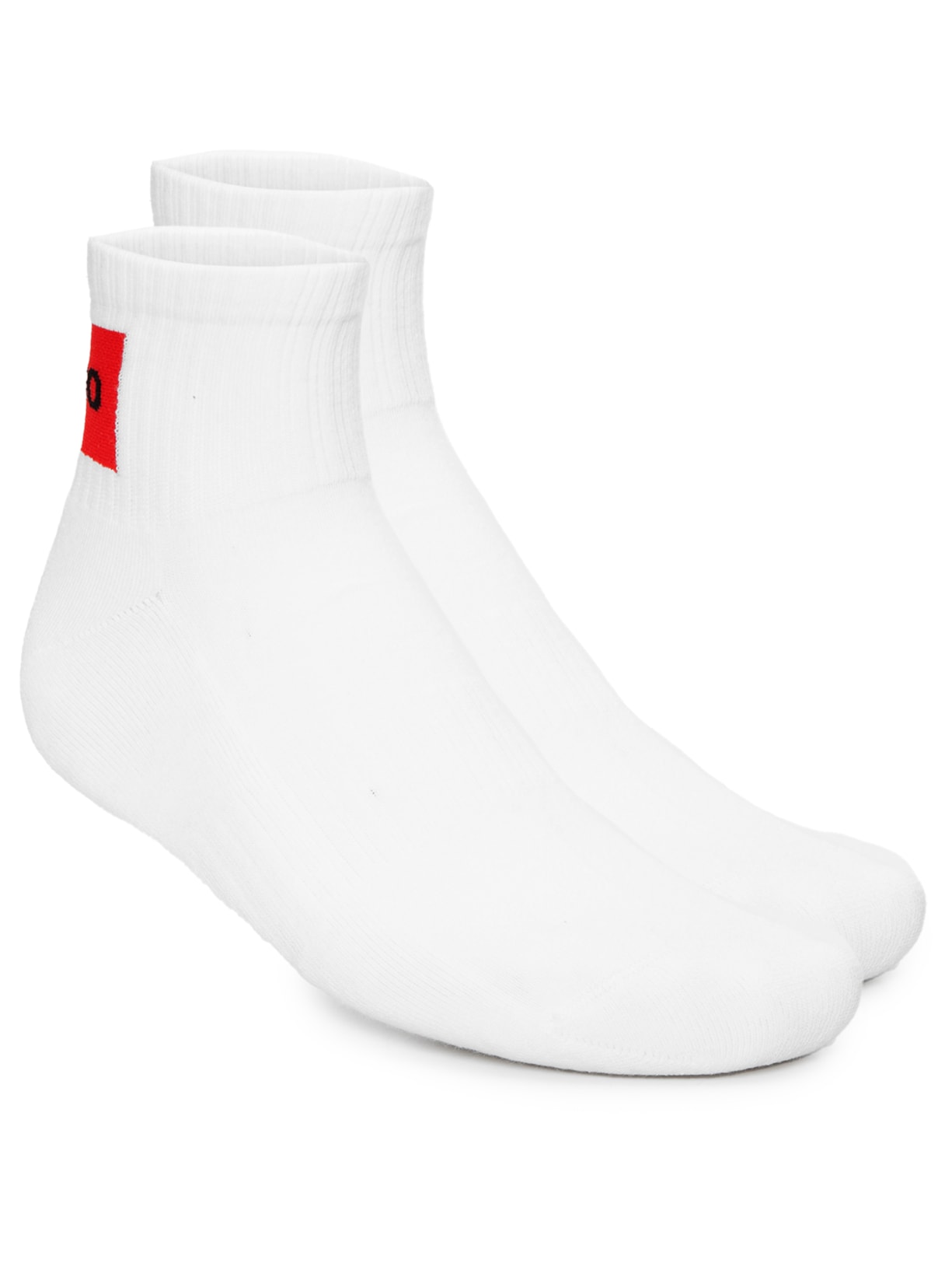 Kit de Meia Masculina Label Cc 2 Pares Branco Hugo