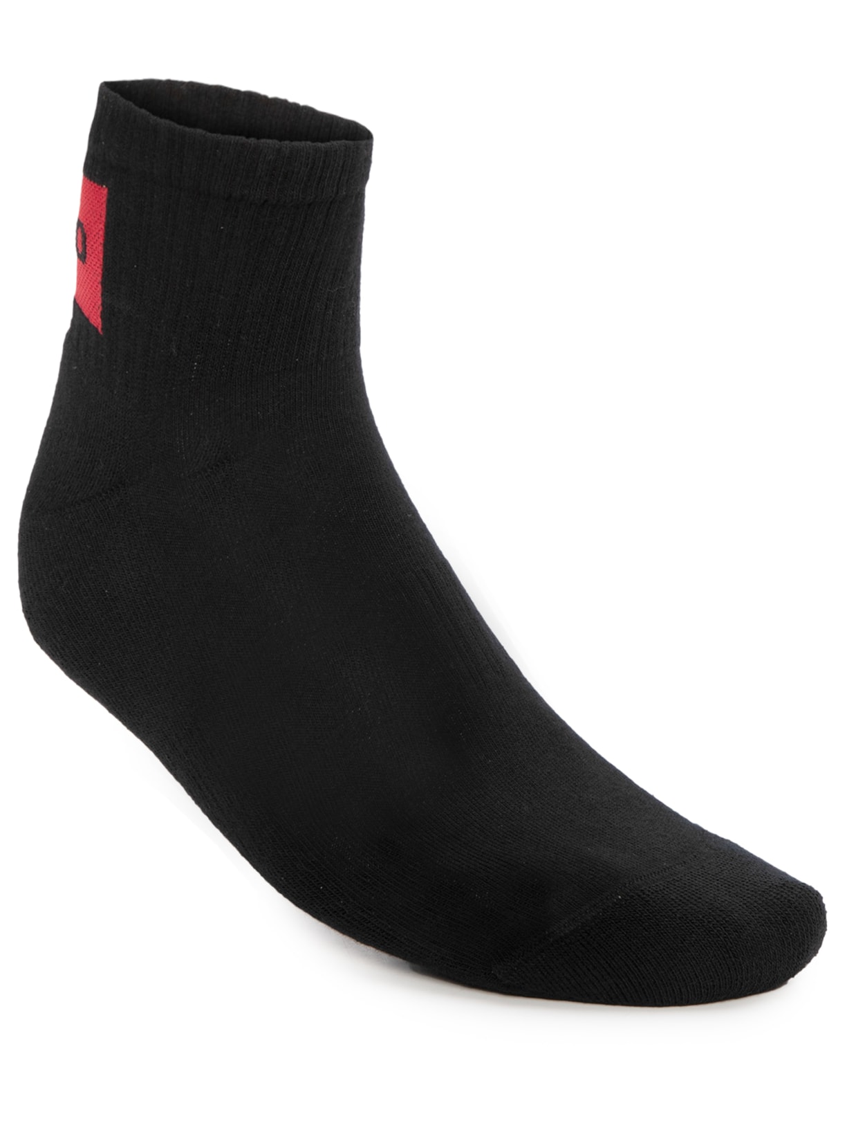 Kit de Meia Masculina Label Cc 2 Pares Preto Hugo