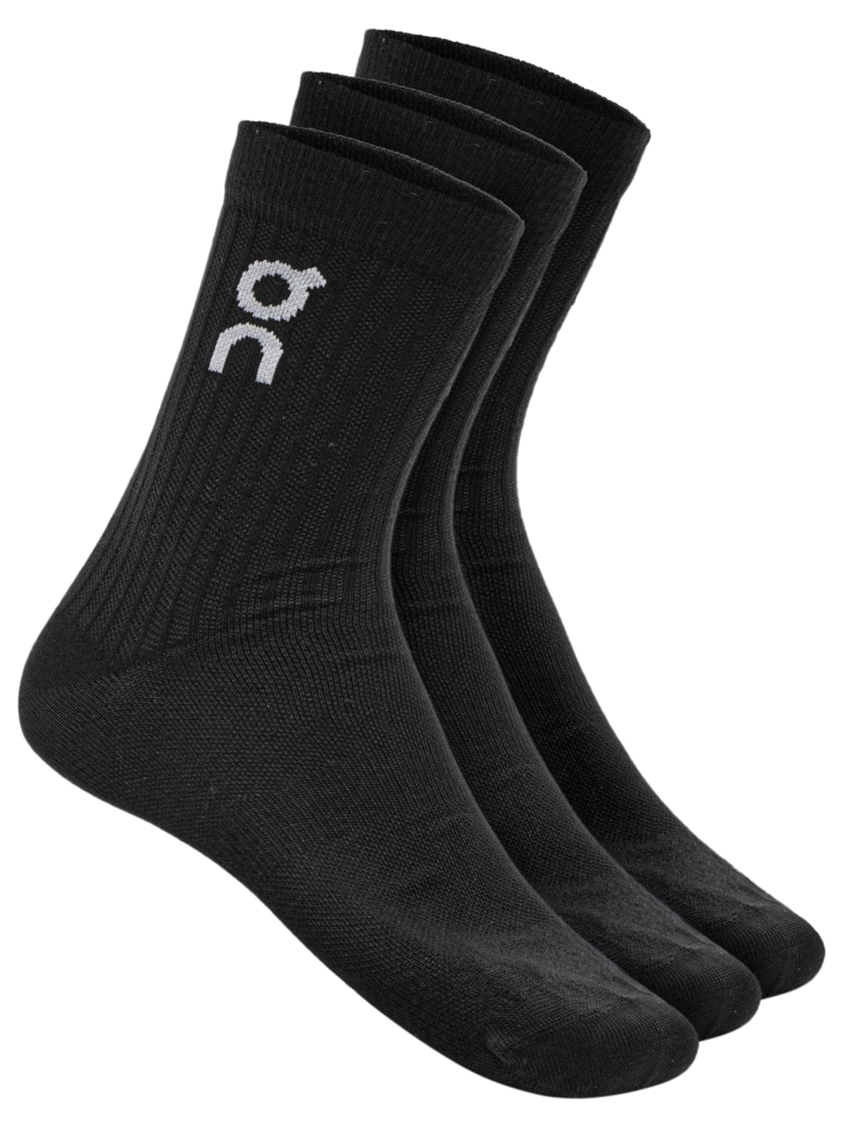 Kit De Meia Masculina Logo High 3 Peças - Preto