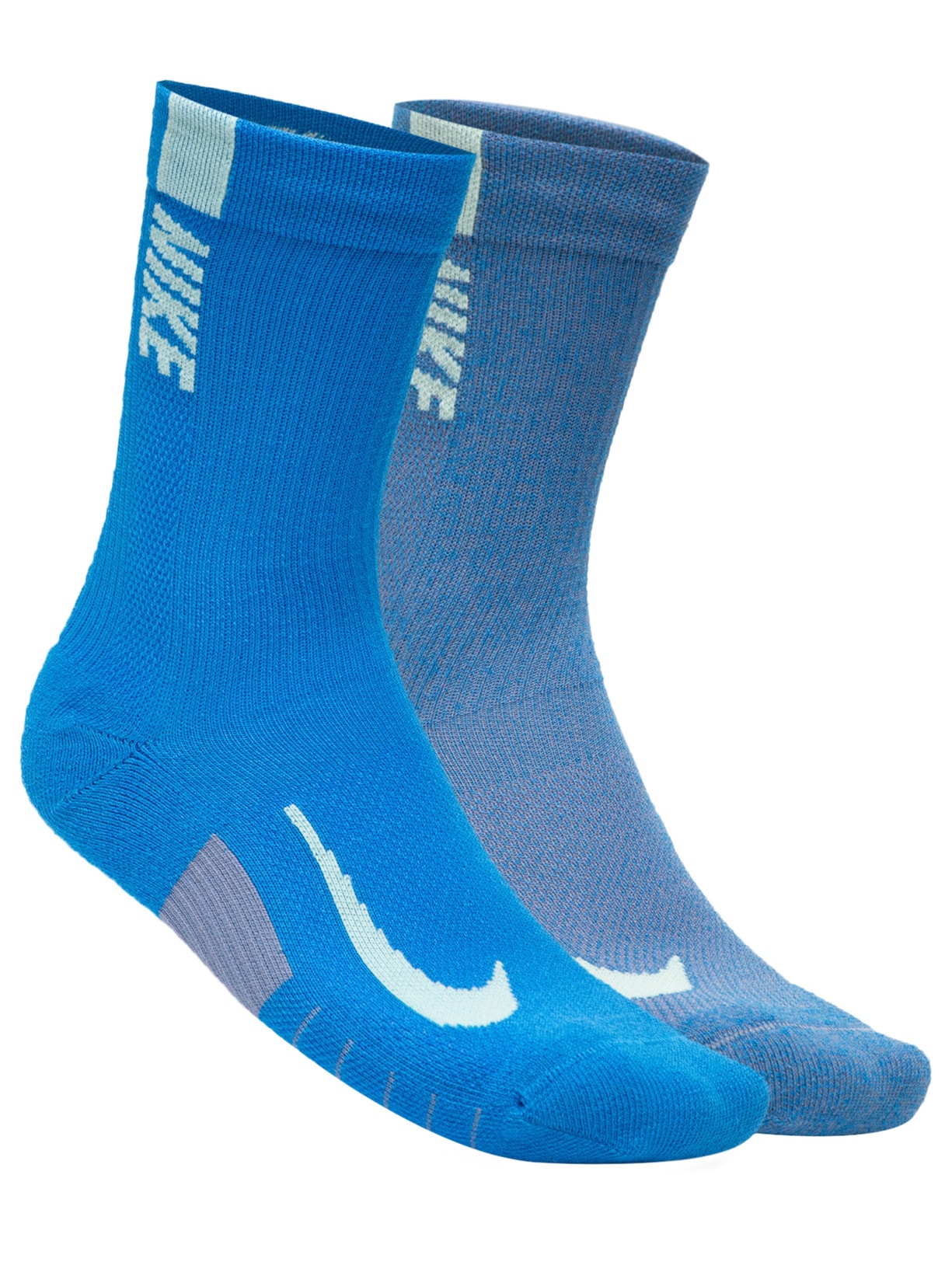 Kit De Meia Masculina Multiplier Crew 2 Pares - Azul