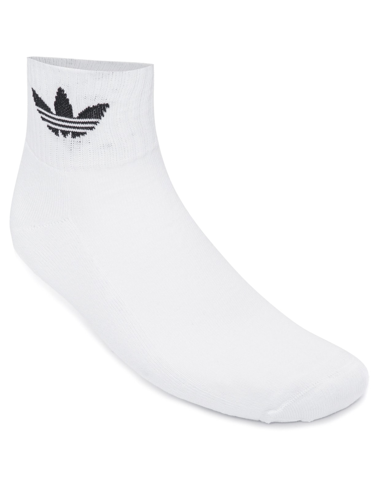 Kit De Meia Unissex Mid Ankle - Branco