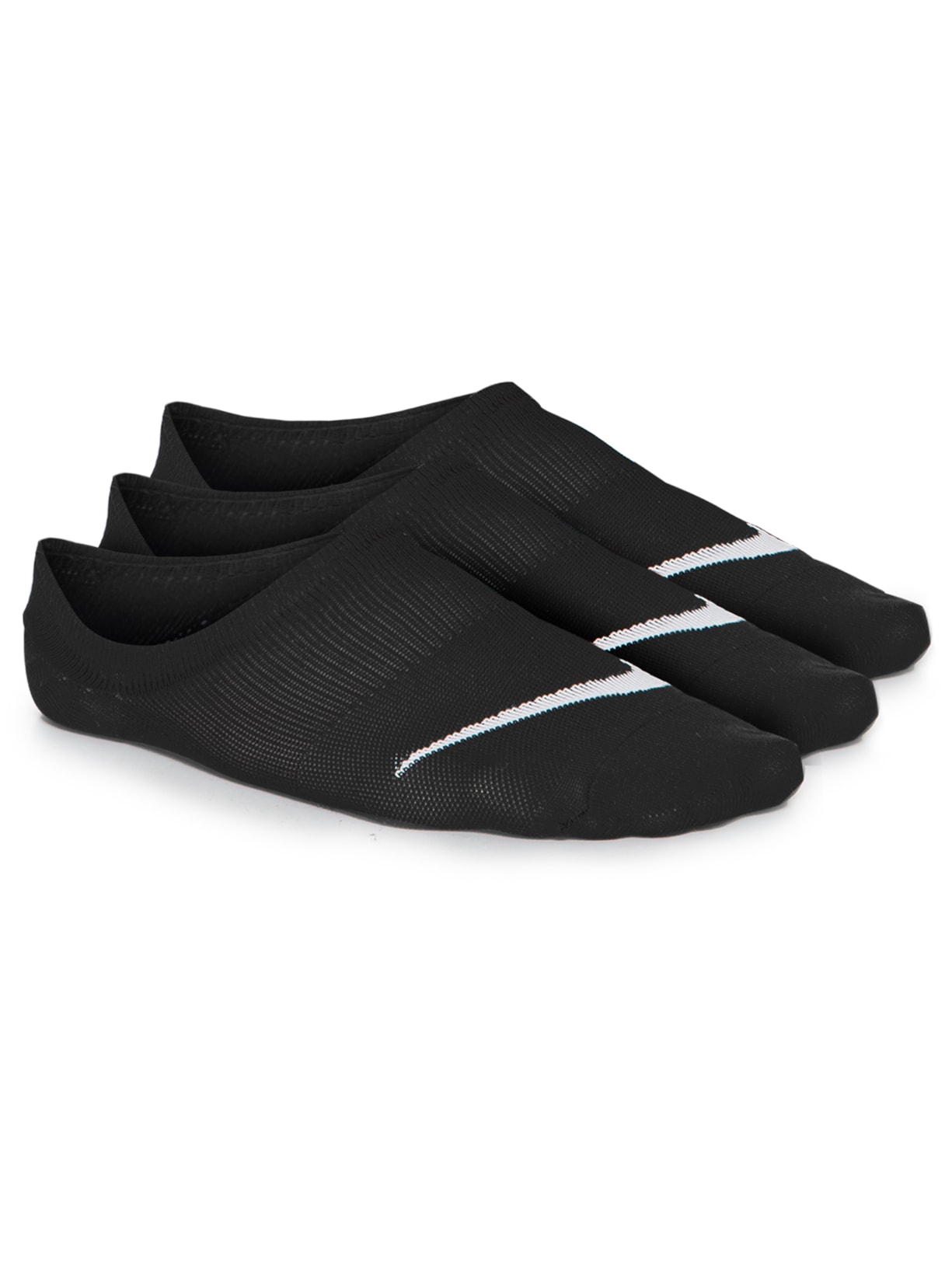 Kit De Meias Femininas Everyday Plus Footie - Preto