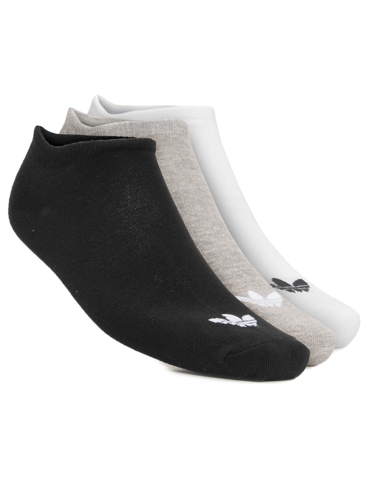 Kit De Meias Femininas Liner Trefoil - Preto