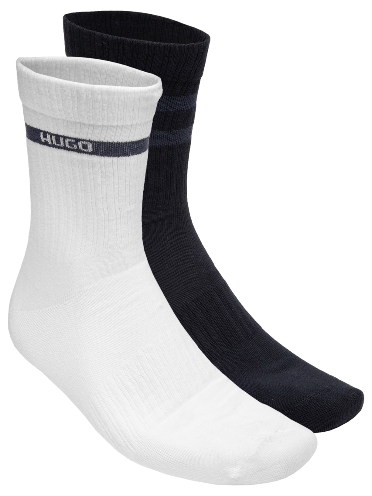 Kit De Meias Masculina 2 Peças Tape  Azul Hugo