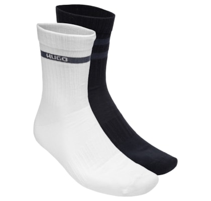 Kit De Meias Masculina 2 Peças Tape  - Azul