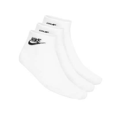 Kit De Meias Masculina Everyday Essential Ankle - Nike - Branco