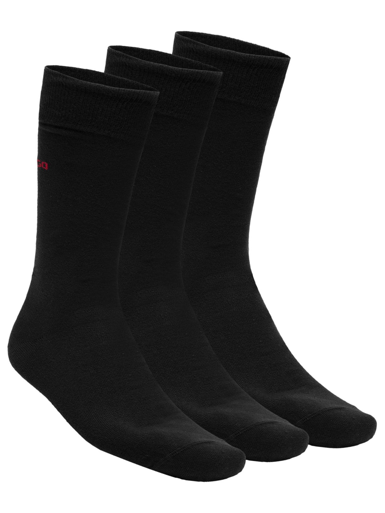 Kit De Meias Masculinas 3 Pares - Preto