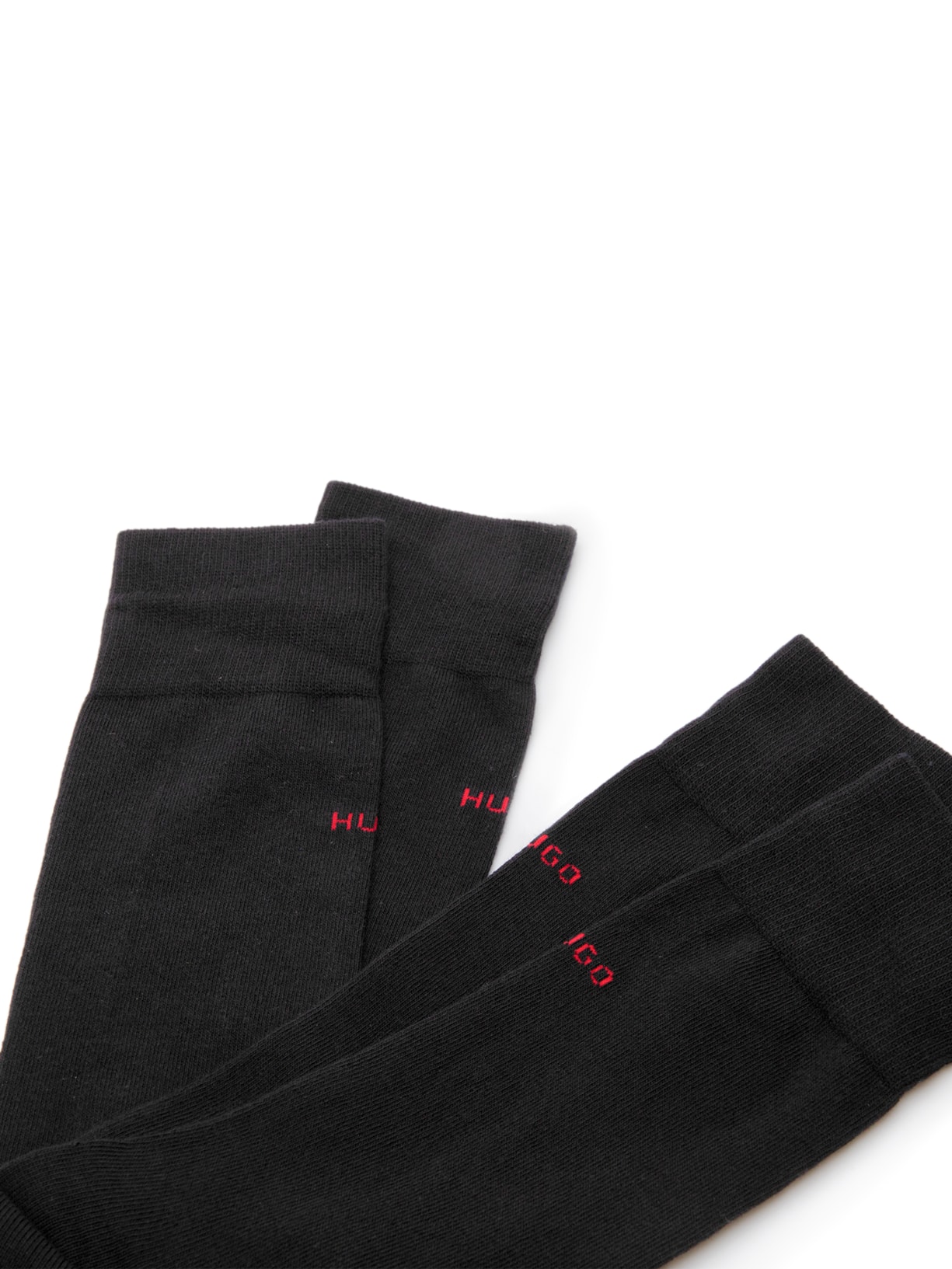 Kit De Meias Masculinas 3 Peças Uni Colors Preto Hugo