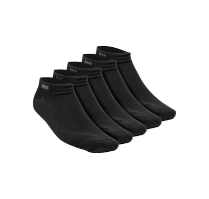 Kit De Meias Masculinas 5 Pares - Preto