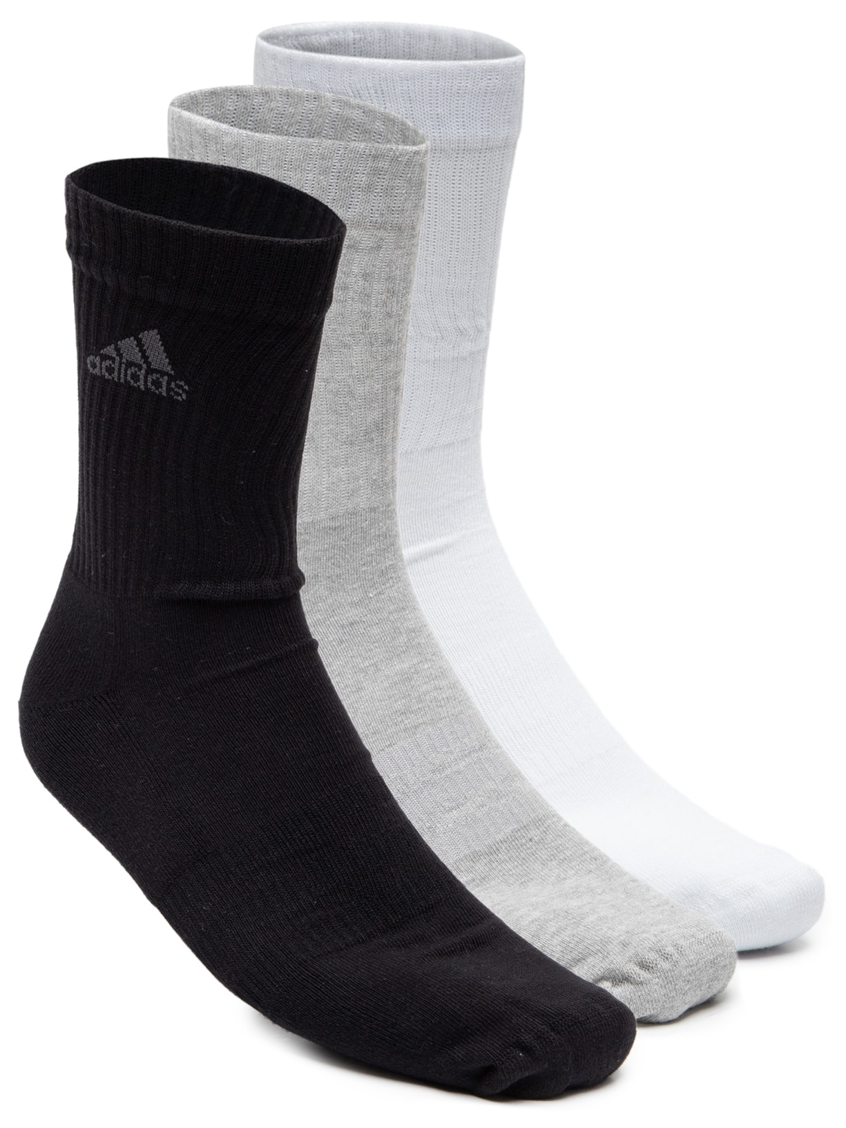 Kit De Meias Masculinas Cano Alto 3 Pares
