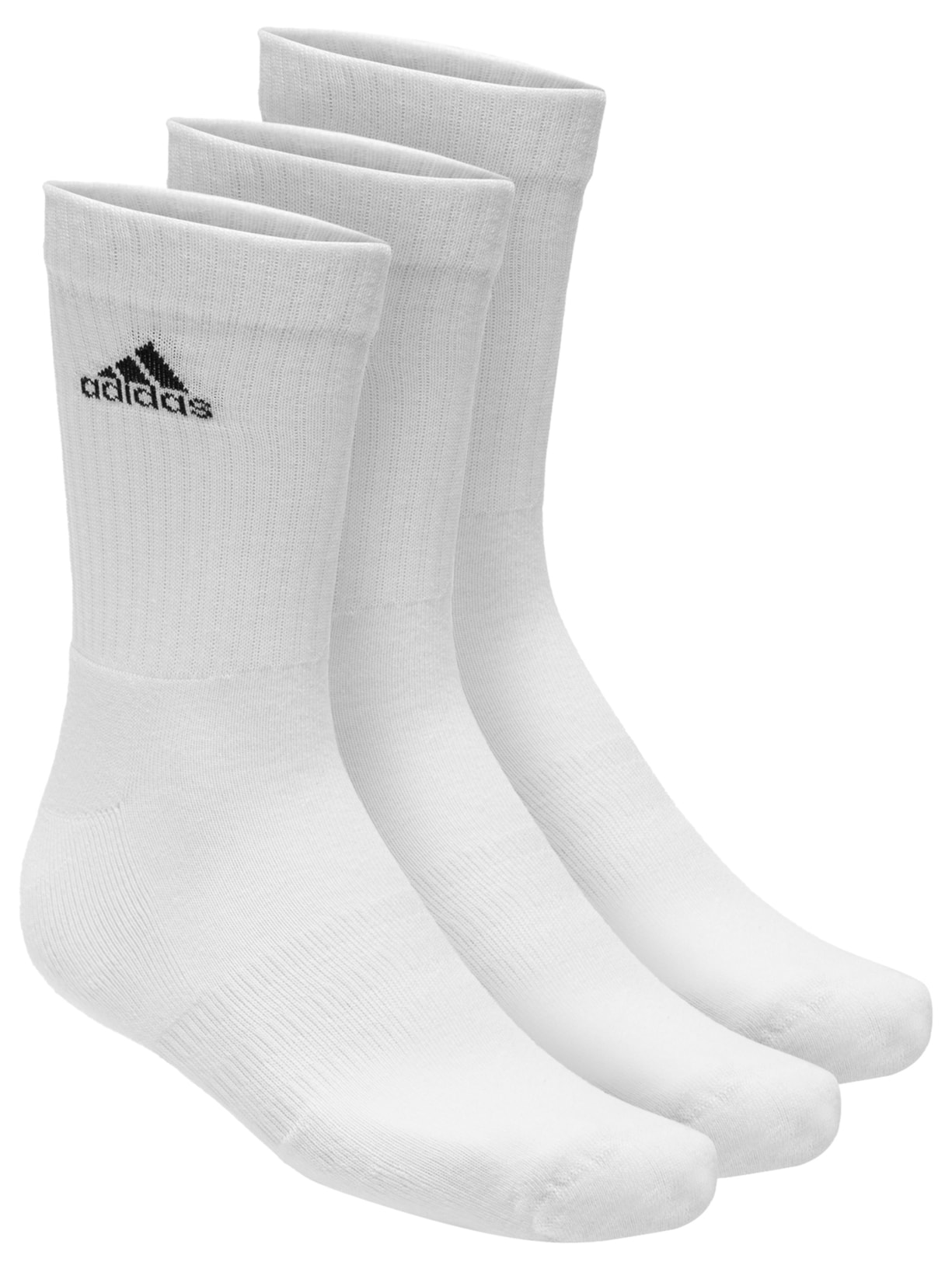 Kit De Meias Masculinas Cano Alto 3 Pares - Branco