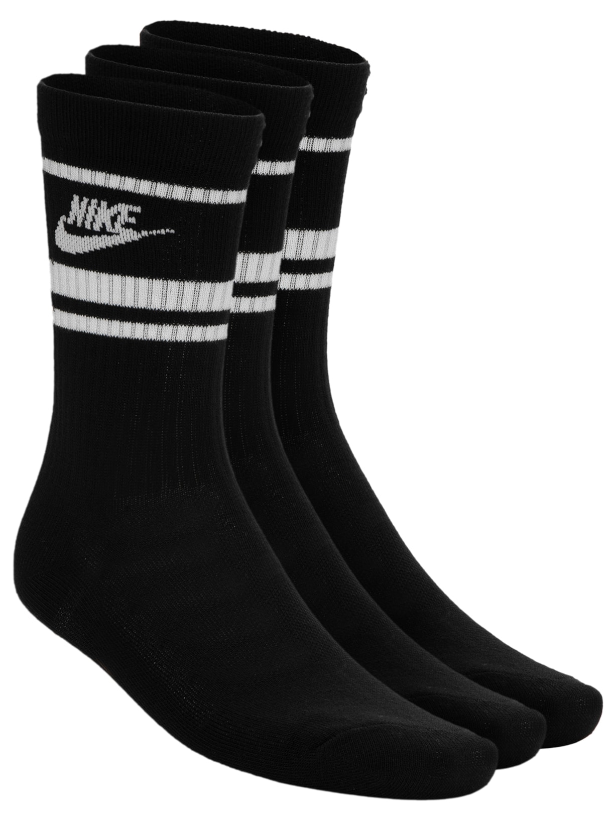 Kit De Meias Masculinas Everyday Essential 3 Pares - Preto