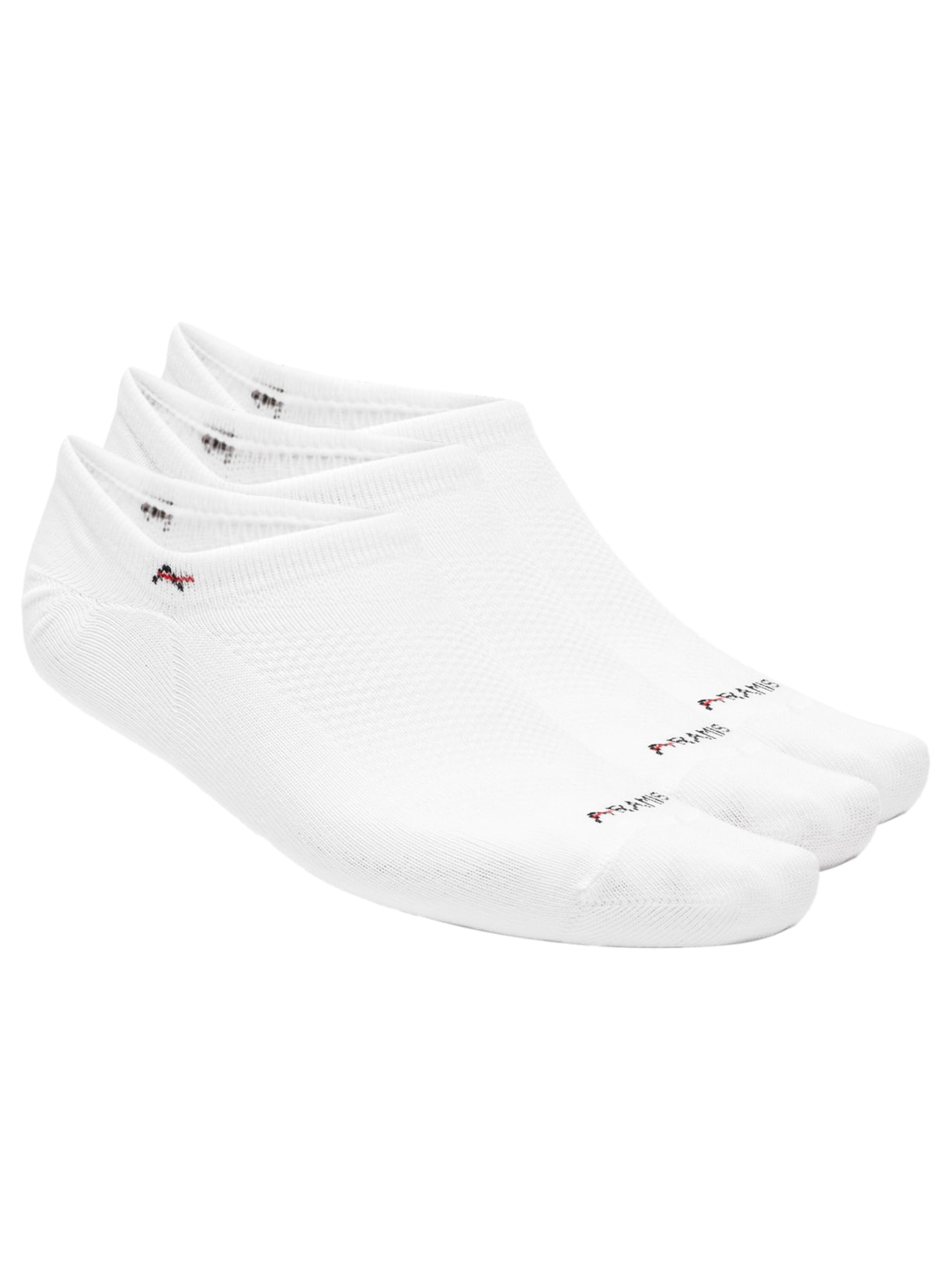 Kit de Meias Masculinas Sapatilha Sport 3 Pares - Branco