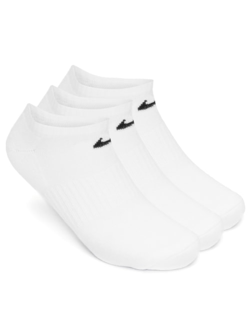 Kit De Meias Unissex Everyday Cush Ankle - Branco