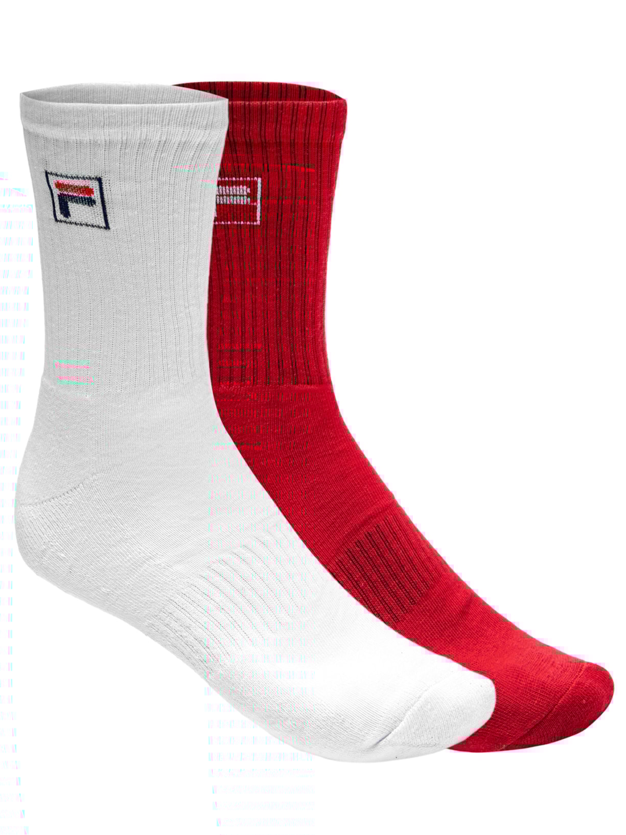 Kit de Meias Unissex Pack 2 Fila F-Box Color - Branco