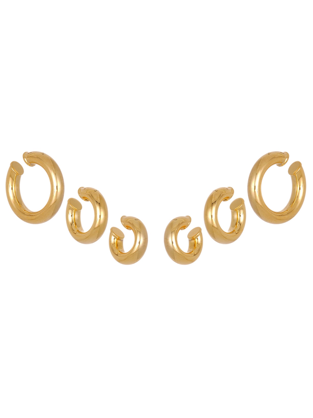 Kit De Piercing Feminino Peão Metal - Dourado