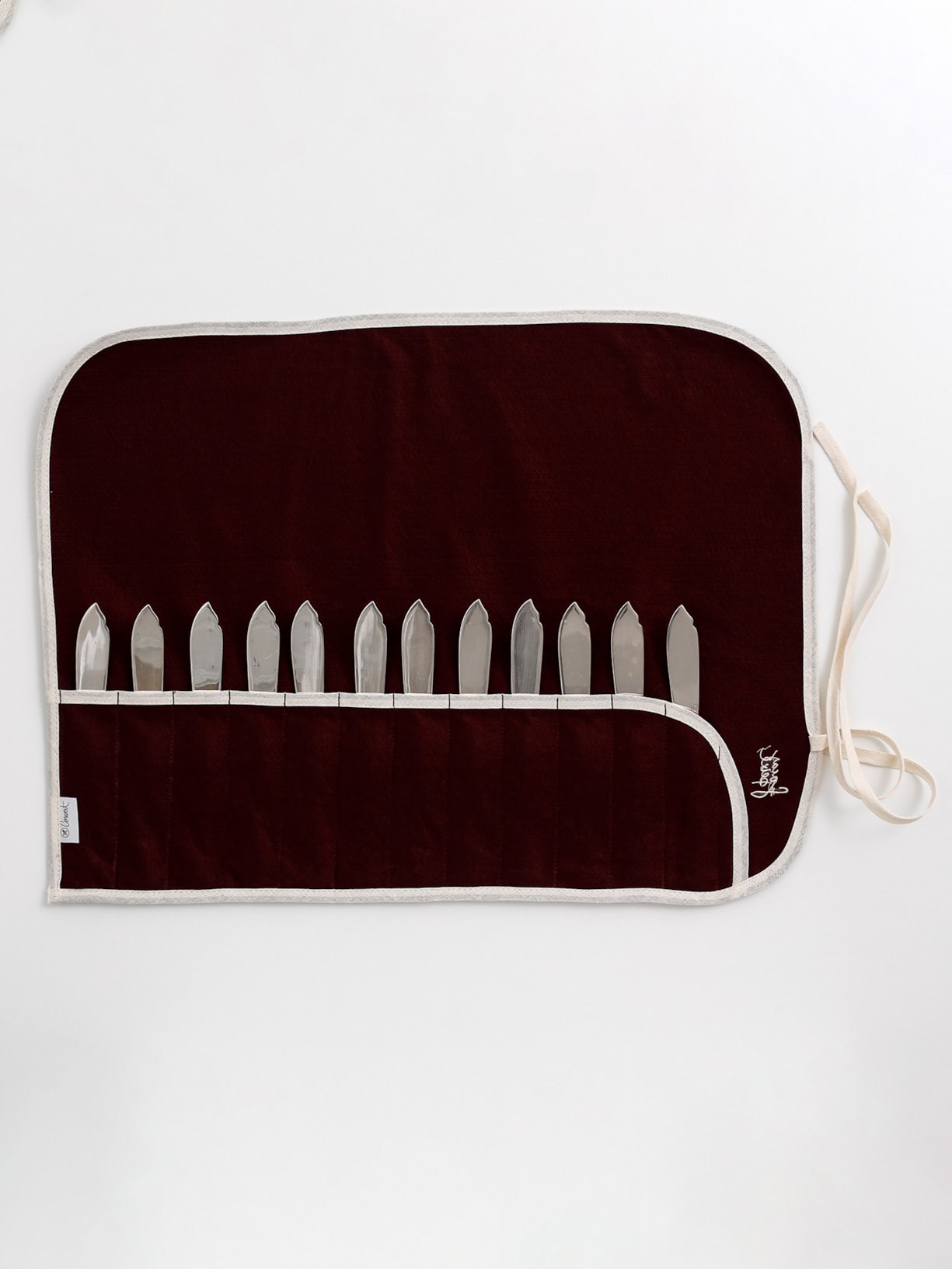 Kit De Porta Talheres 11 Peças Vinho Atelier Couvert