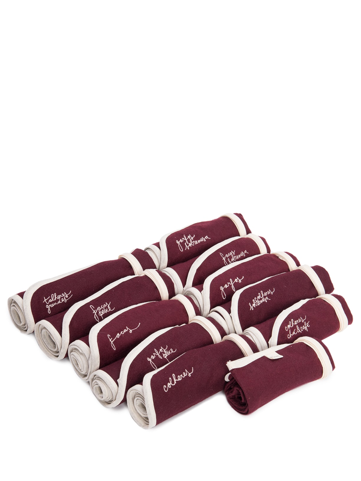 Kit De Porta Talheres 11 Peças Vinho Atelier Couvert