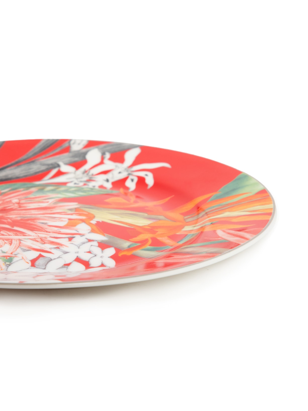 Kit de Prato de Sobremesa Lilibet Vermelho Souq