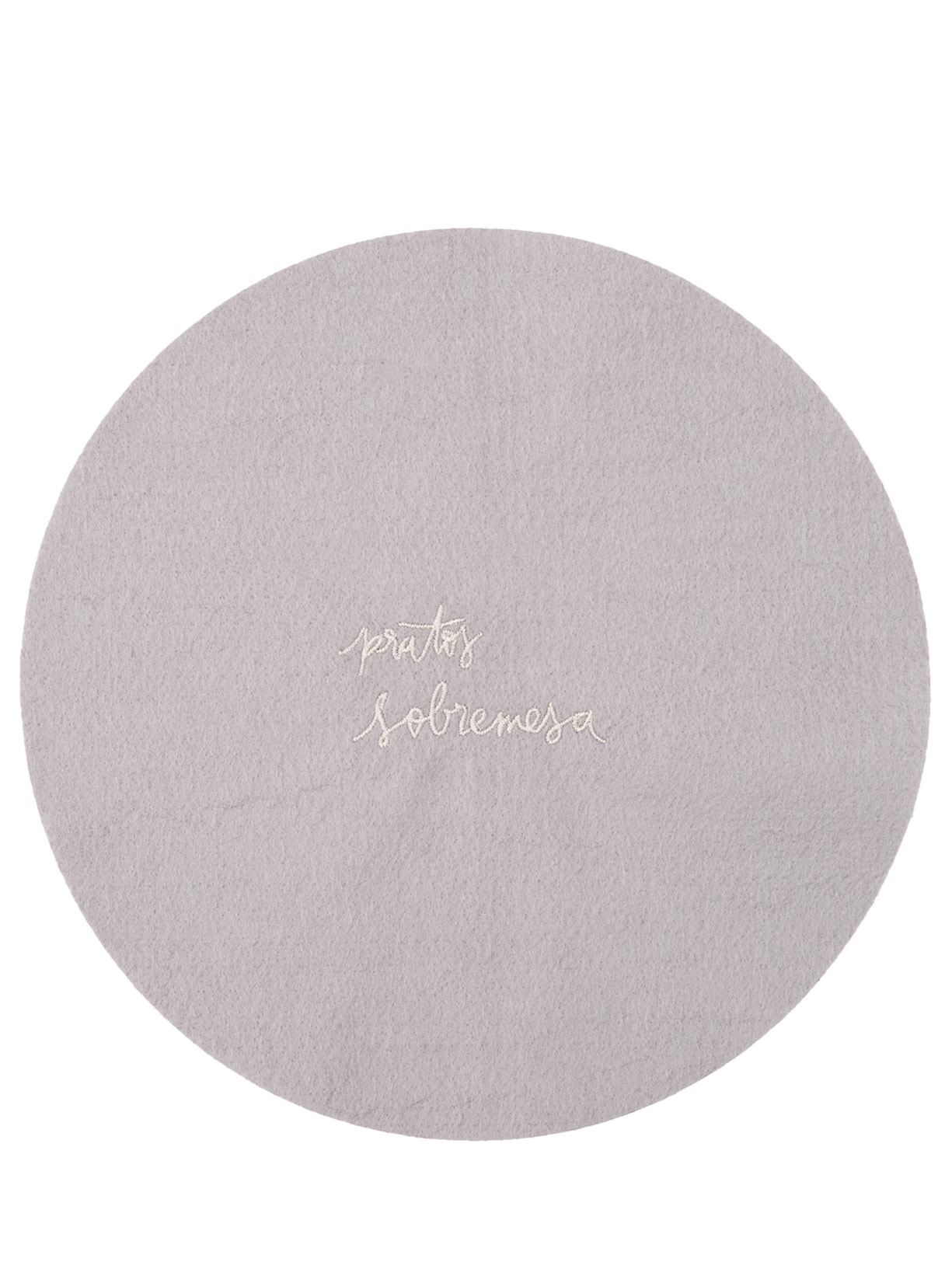 Kit De Set Separador De Louça Pratos De Sobremesa 6 Unidades Cinza Atelier Couvert