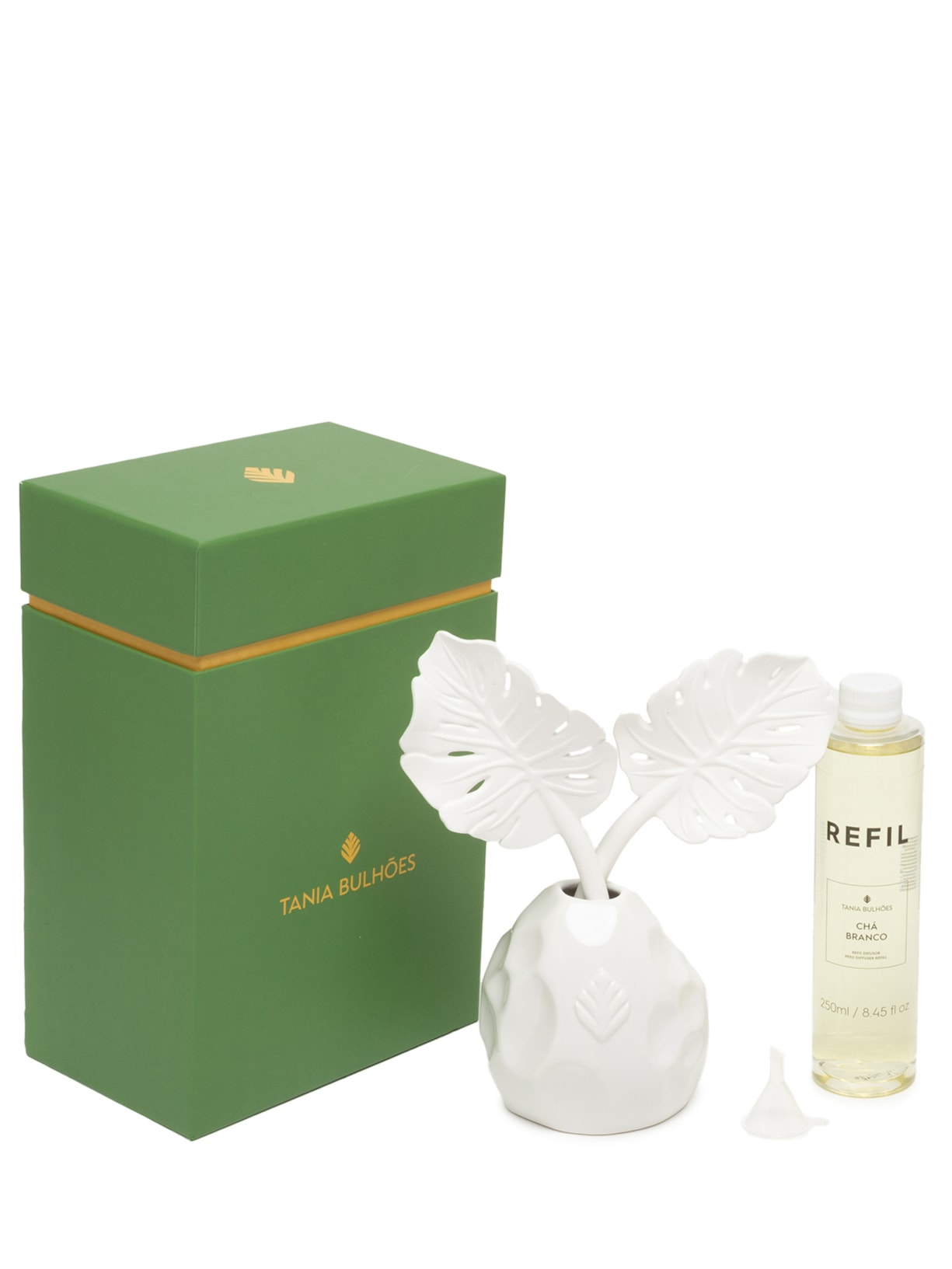 Kit Difusor Costela de Adão Chá Branco - Branco