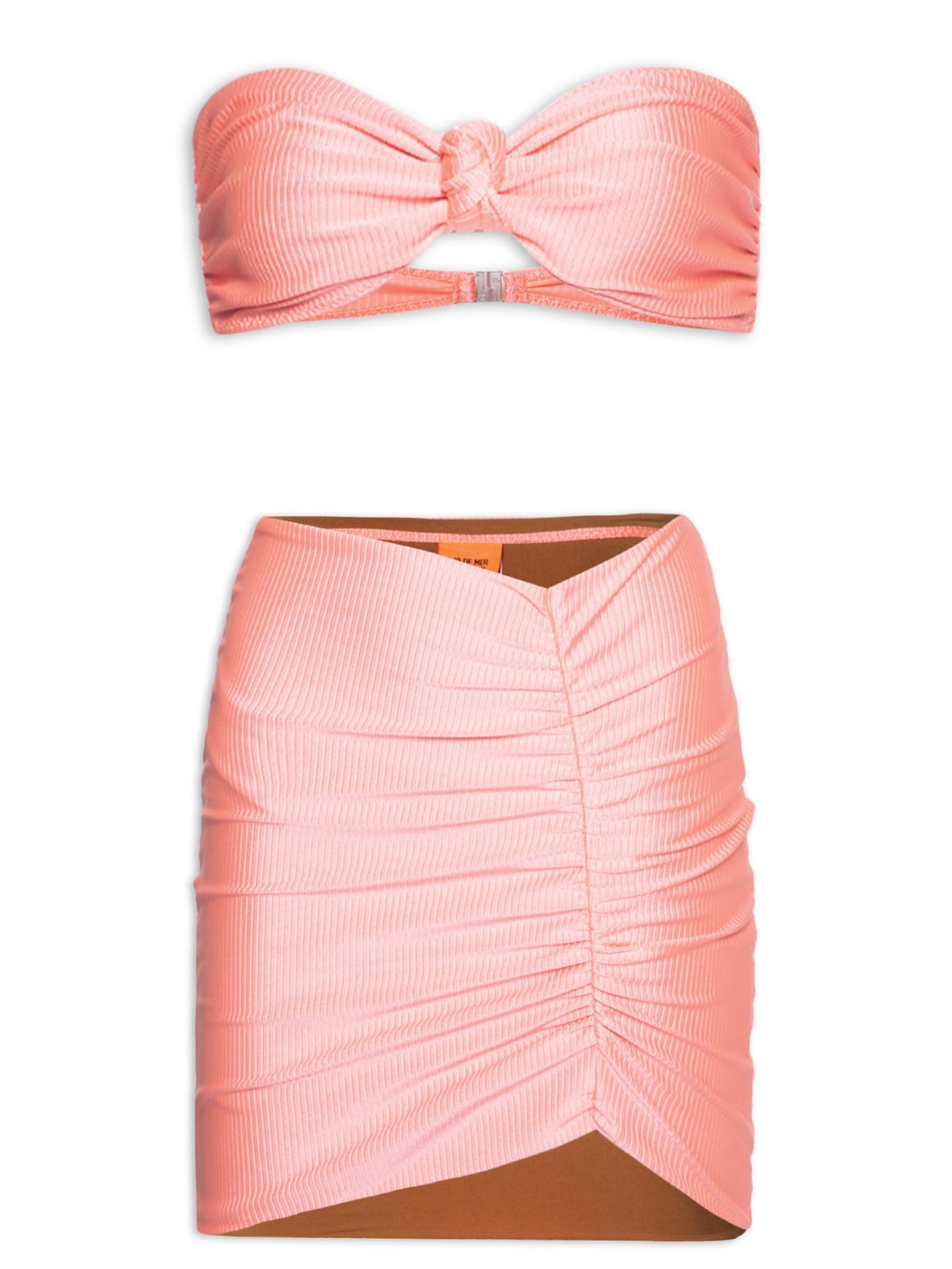 Kit Feminino Biquíni E Saia Monokini Triple Marisa - Rosa