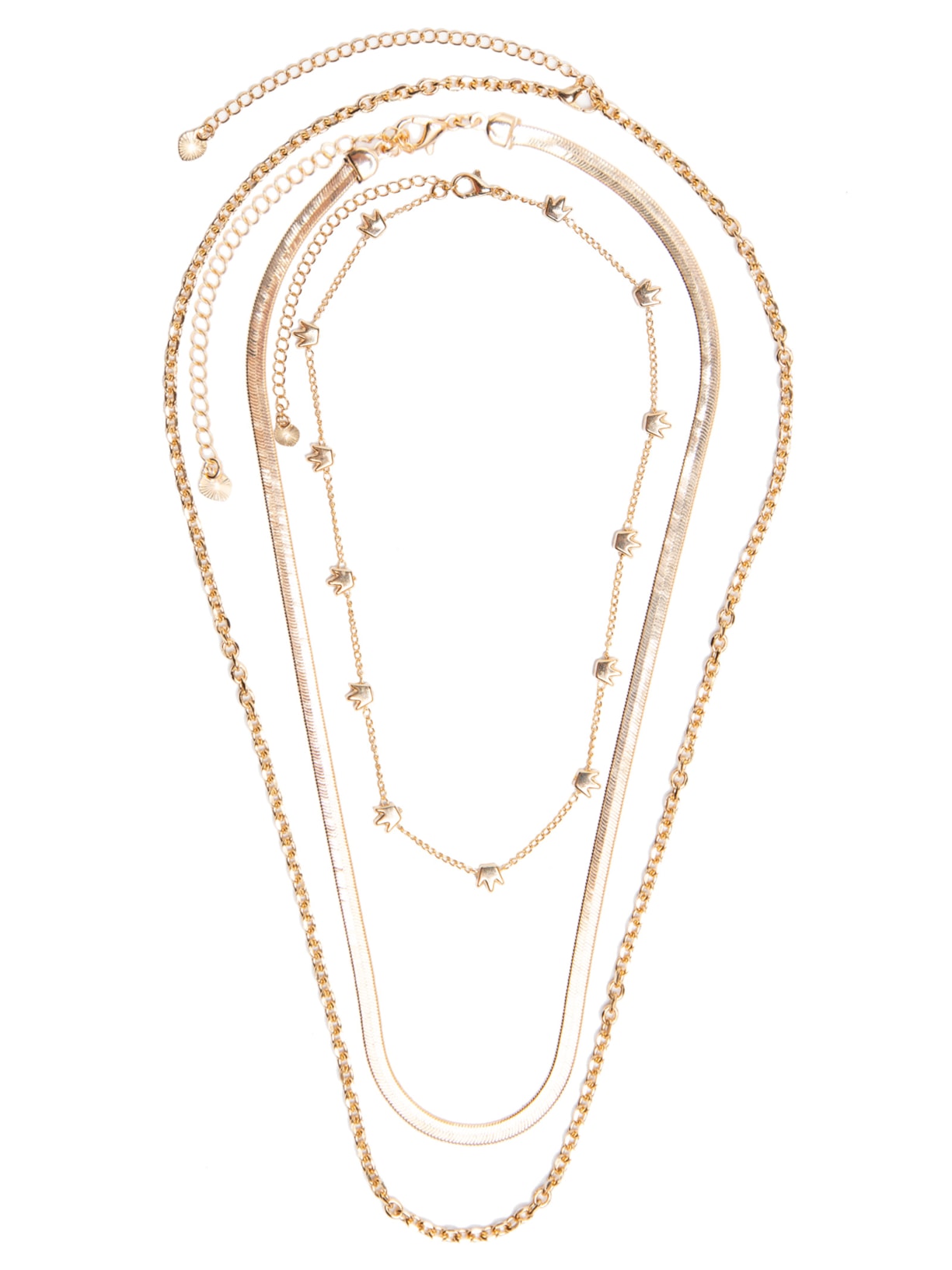 Kit Feminino De Colares - Dourado