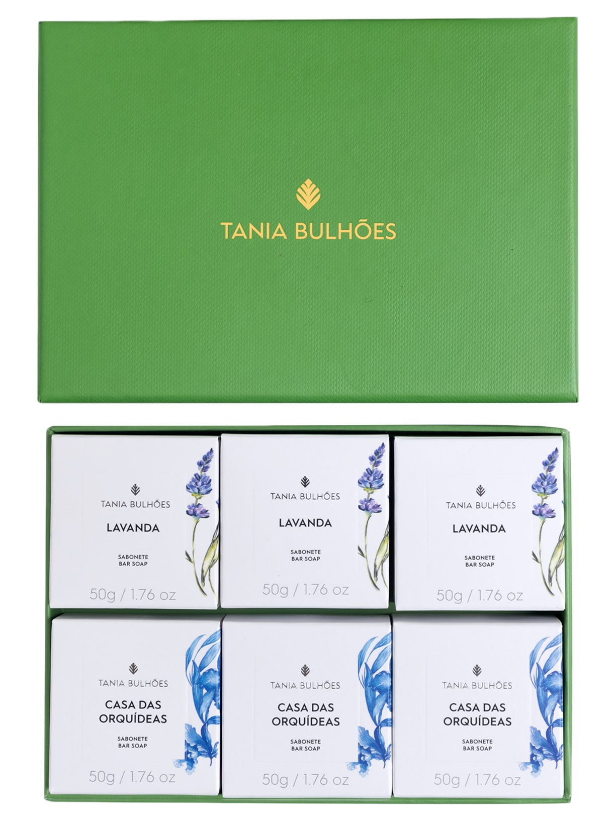 Kit Floral Verde Tania Bulhões