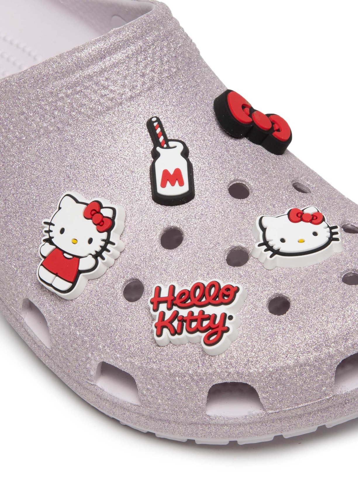 Kit Jibbitz Feminino Hello Kitty 5PCK – Branco Crocs