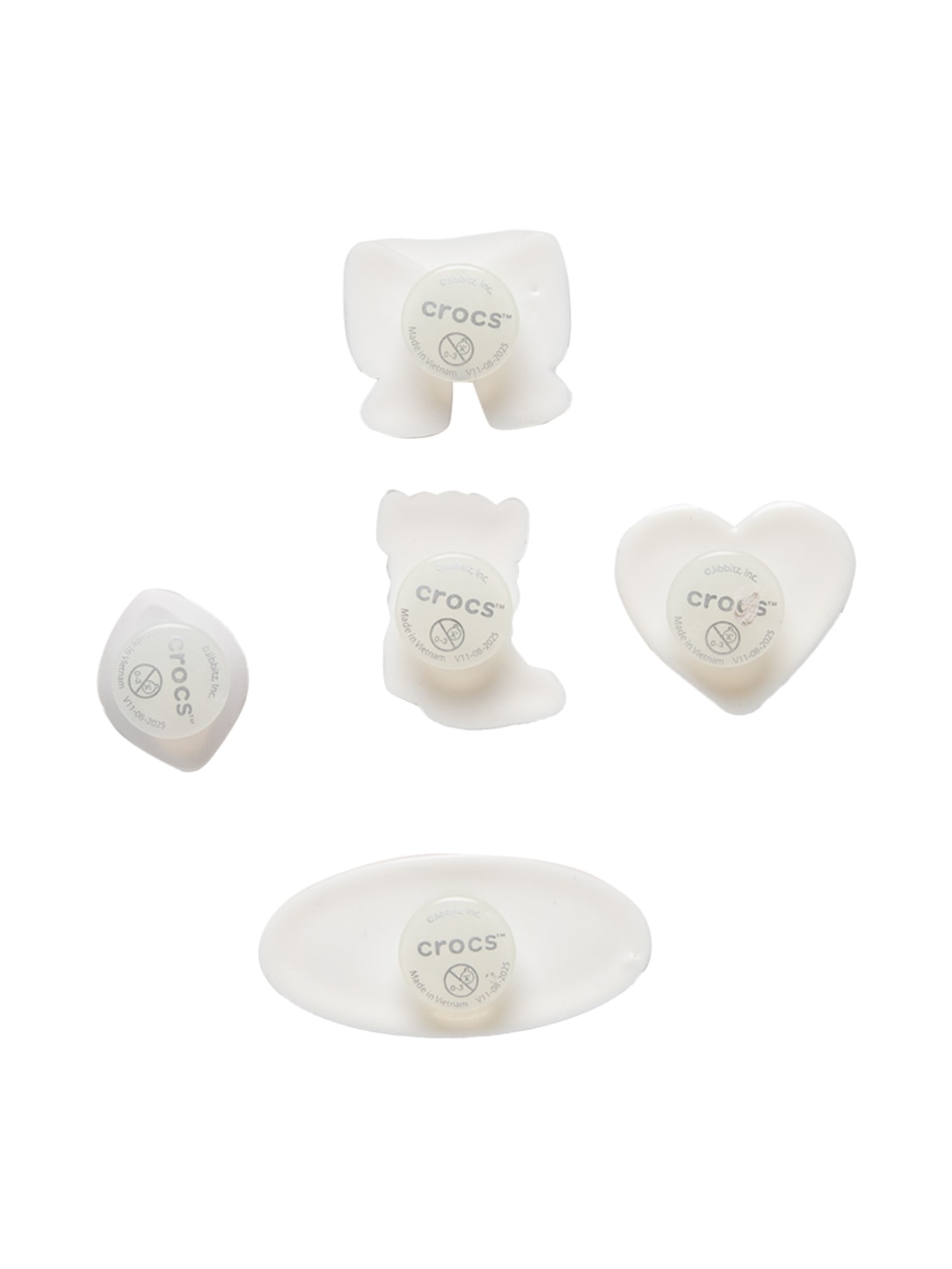 Kit Jibbitz Feminino Rodeo Cowgirl 5 Pack Branco Crocs