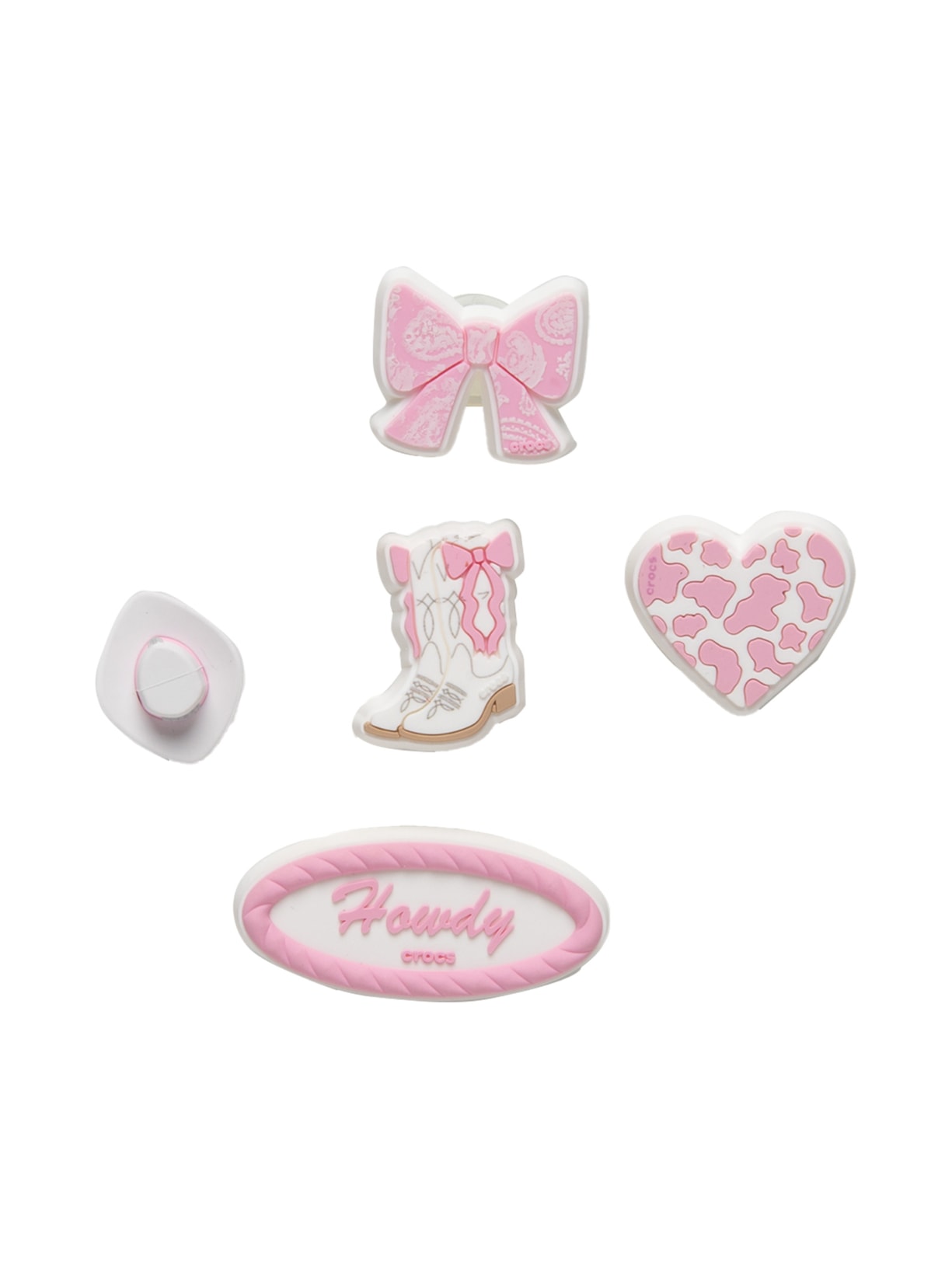 Kit Jibbitz Feminino Rodeo Cowgirl 5 Pack – Branco Crocs