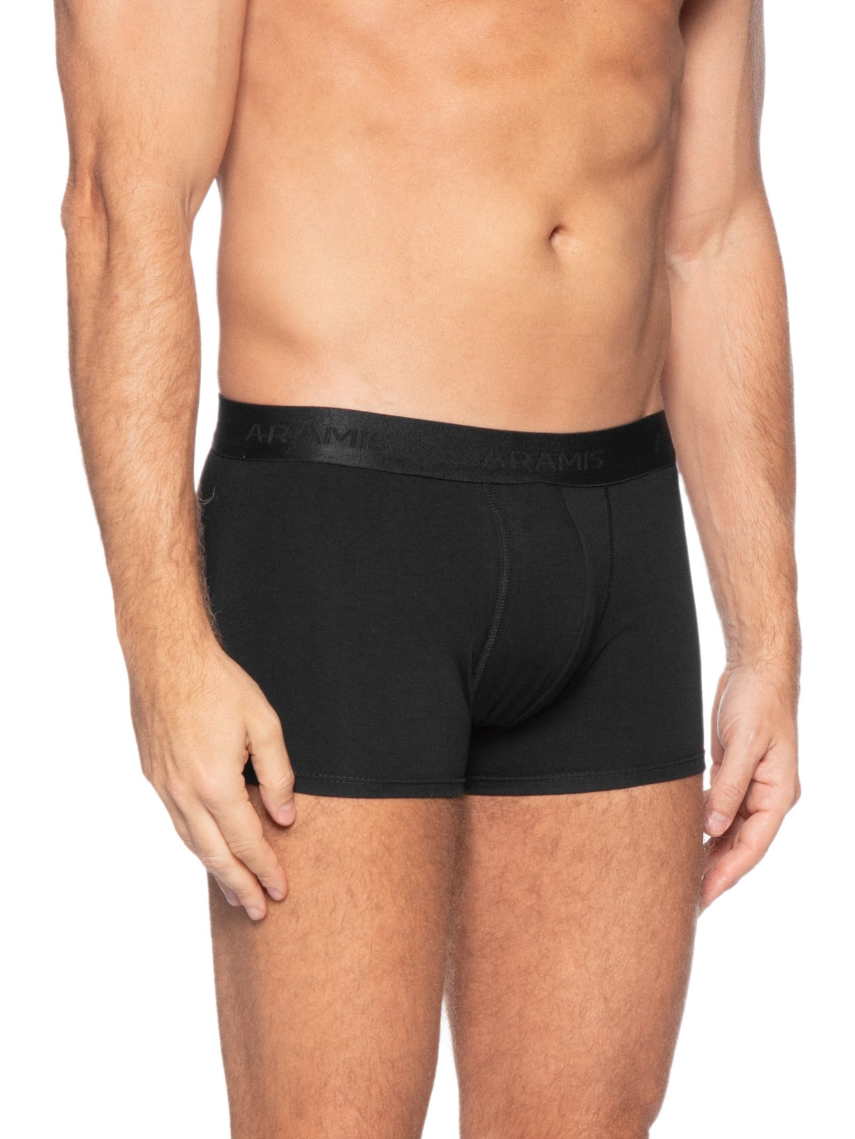 Kit Masculino 4 Cuecas Boxer Cotton Preto Aramis