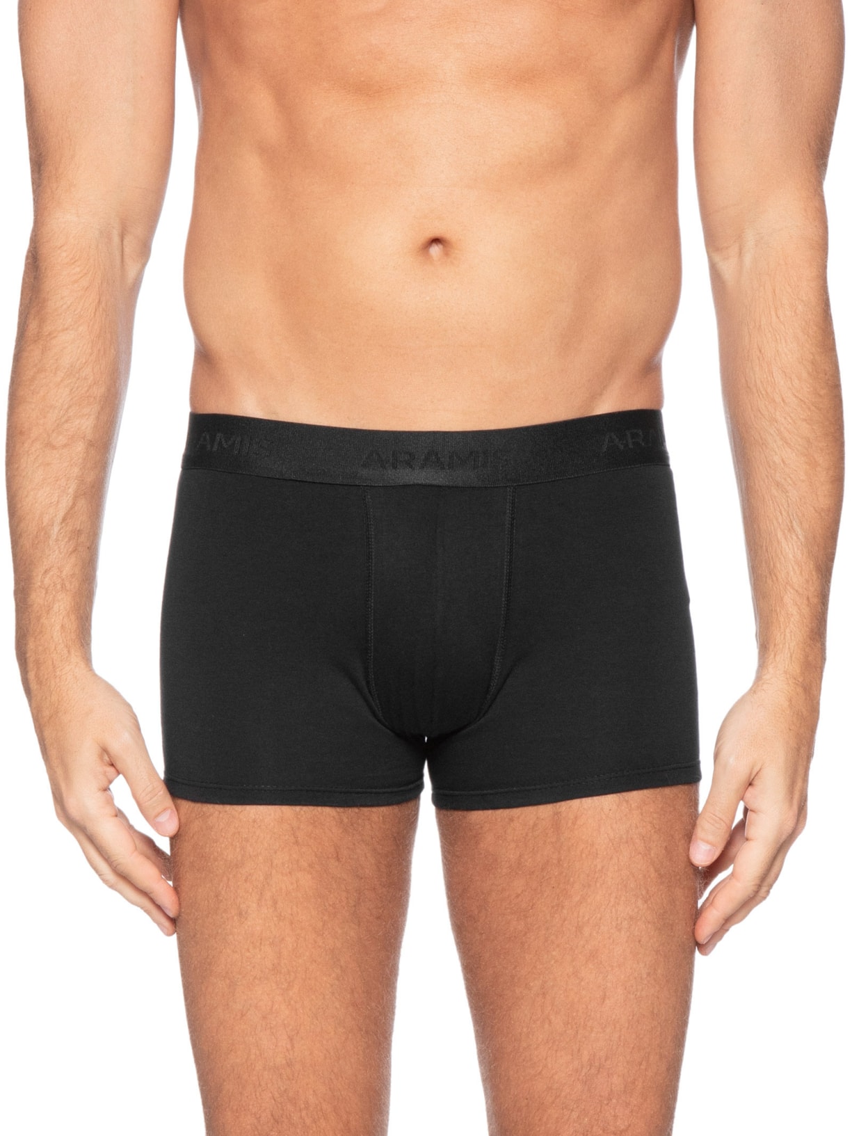 Kit Masculino 4 Cuecas Boxer Cotton Preto Aramis